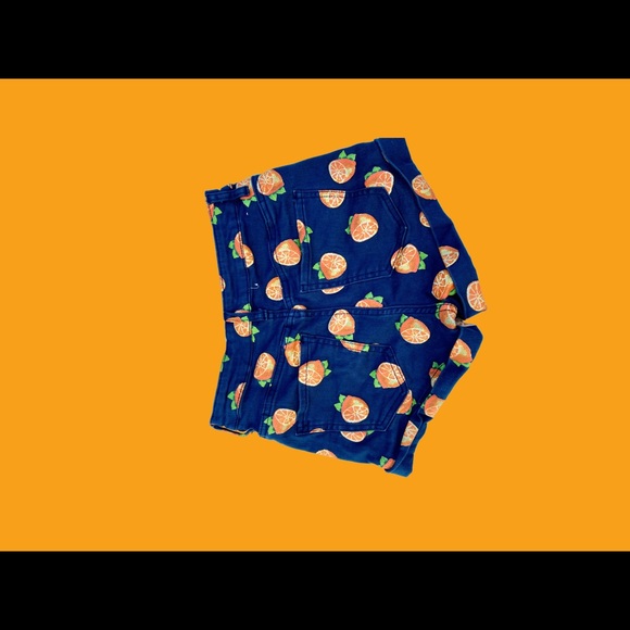 Orange slice denim shorts BDG🍊 - Picture 2 of 2